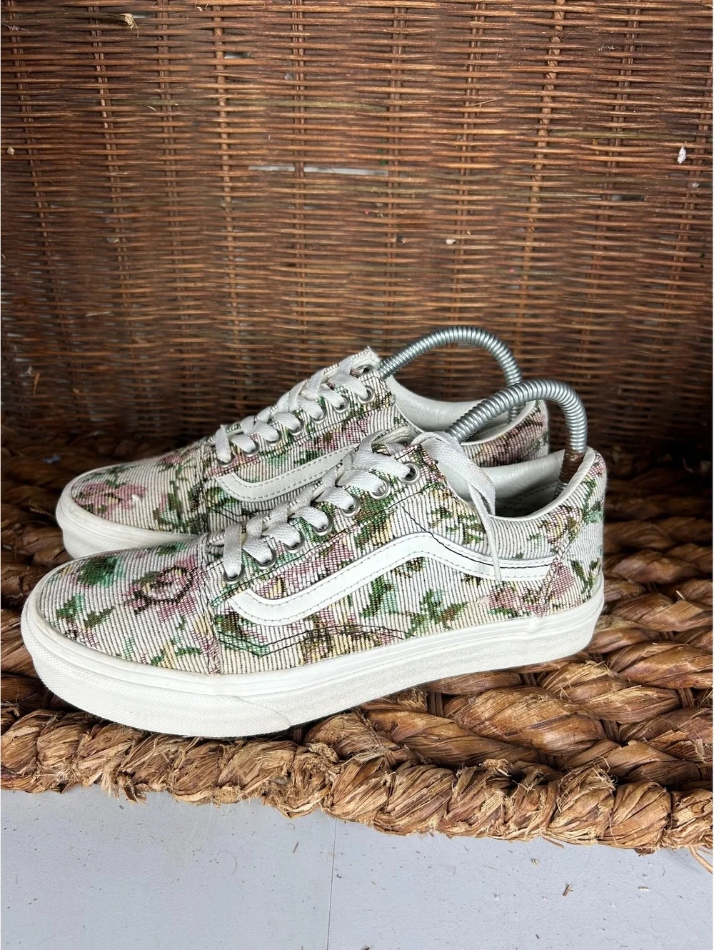 Vans floral low top sneakers
